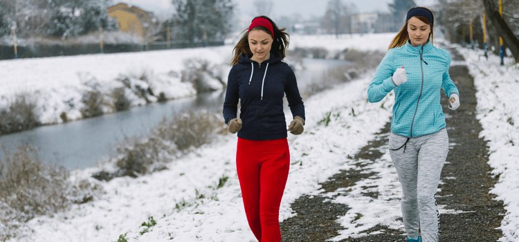 Futás télen a friss levegőn