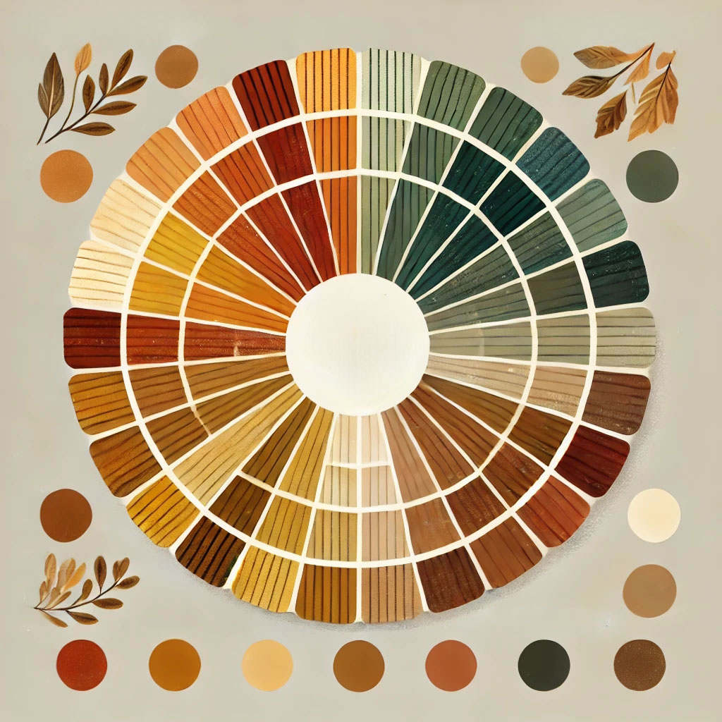 meleg ősz színtípus